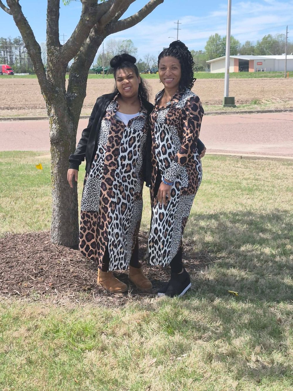 Matching hearts, matching prints