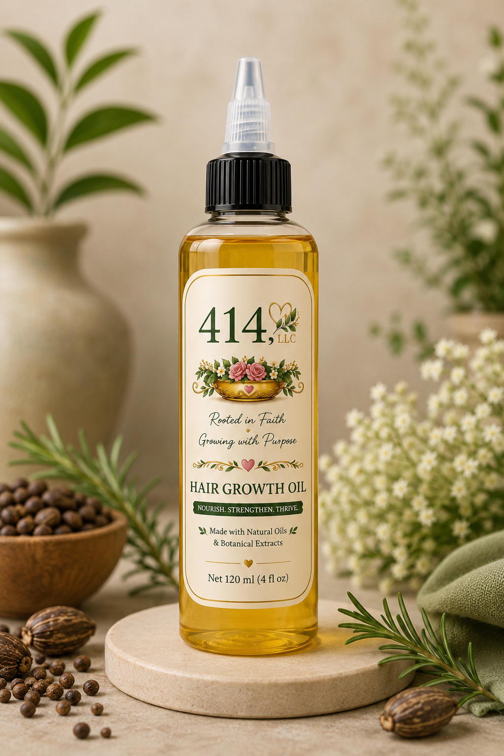 414 LLC Hair Growth Oil — 4 fl oz